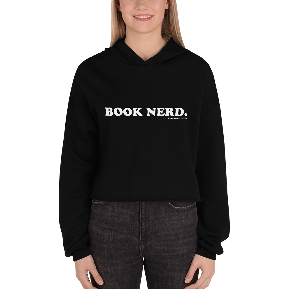 LEMONERDY™ BOOK NERD COLLECTION: Adult Cropped Hoodie