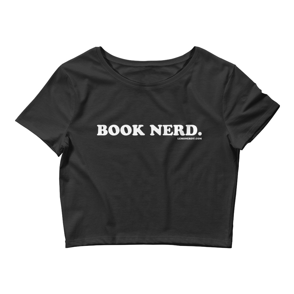 LEMONERDY™ BOOK NERD COLLECTION: Adult Cropped T-shirt