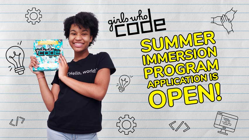 Girls Who Code Summer Program Applications Are Open!