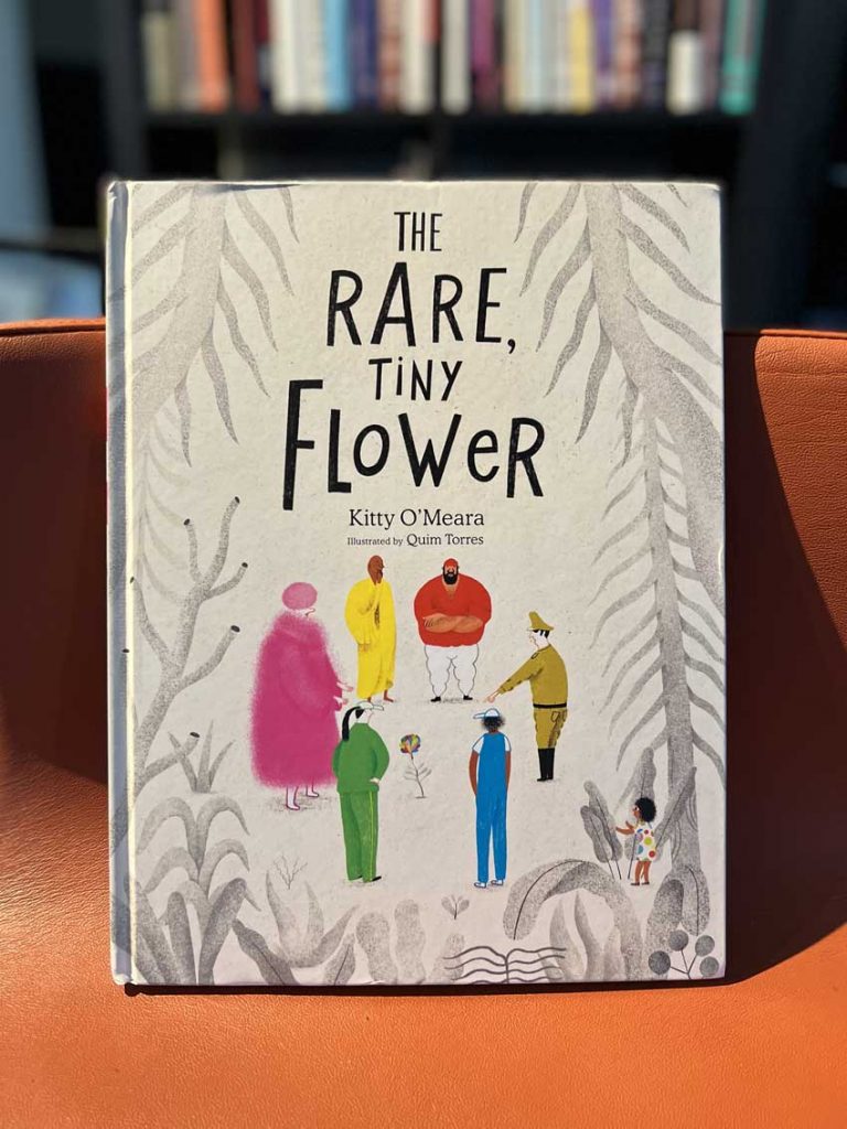 Cover of The Rare, Tiny Flower by Kitty O'Meara and illustrated by Quim Torres
