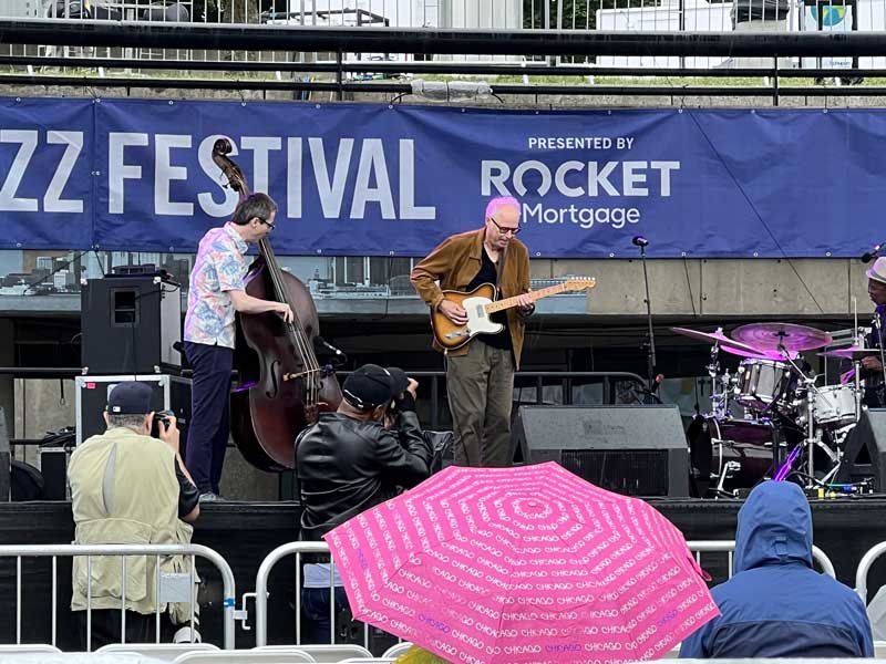 Bill Frisell Trio Featuring Rudy Royston and Thomas Morgan at the 2022 Detroit Jazz Festival on Labor Day weekend