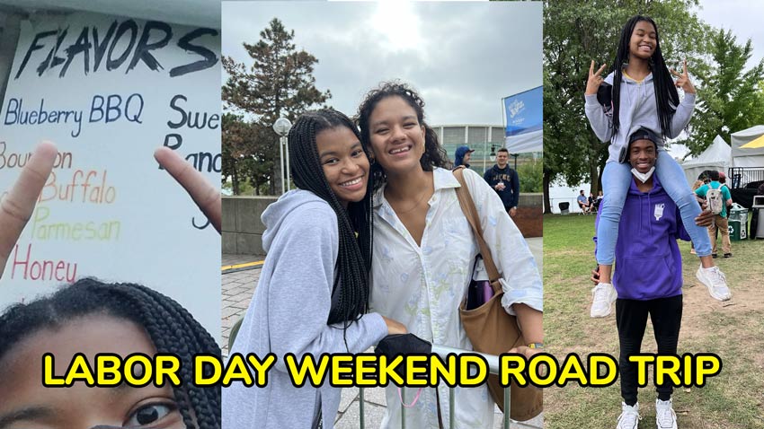 Labor Day Weekend Recap: LIVE TV (almost fail) + ROAD TRIP!