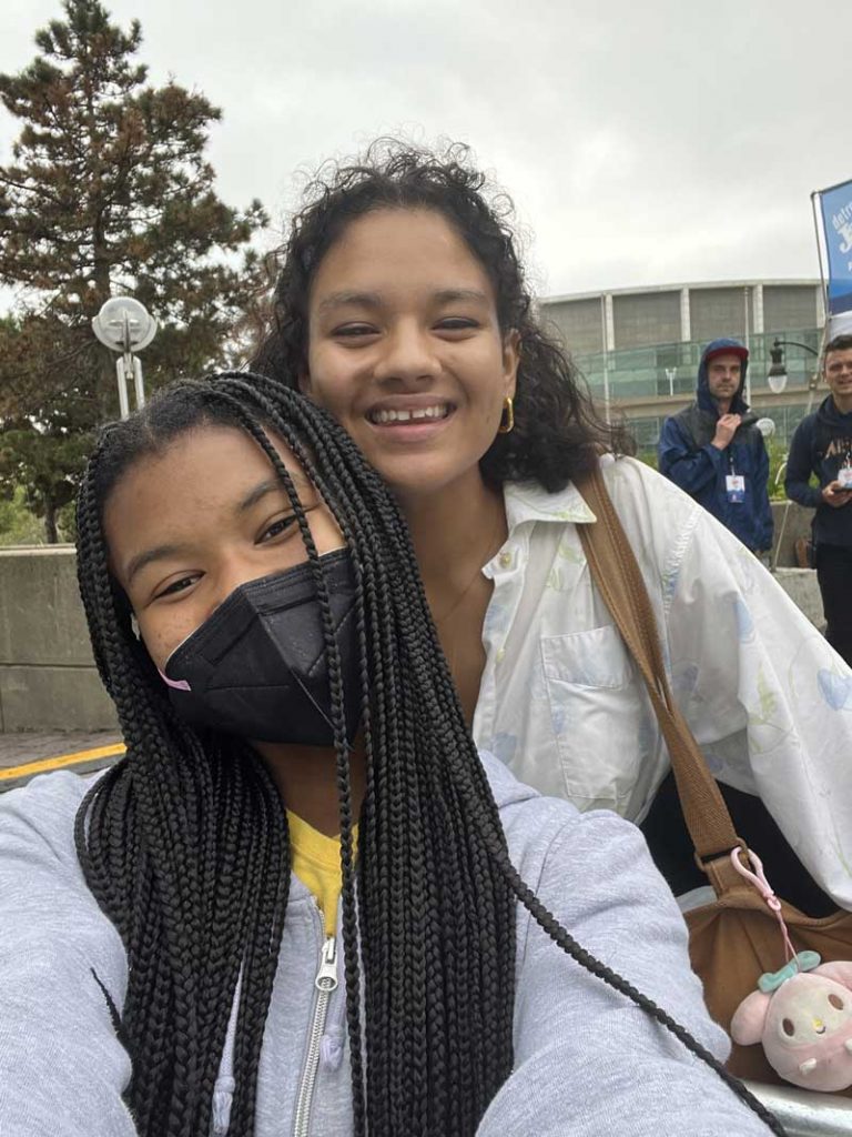 Eden Wilson and Liany Mateo at the 2022 Detroit Jazz Festival on Labor Day weekend