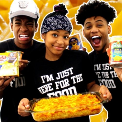 My TWO Brothers and I eat FIVE DIFFERENT KINDS of Instant Macaroni and Cheese + Macaroni Pie Recipe