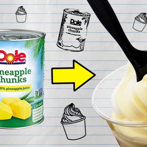 How to Make Dairy-Free “Dole Whip” with TWO Ingredients!