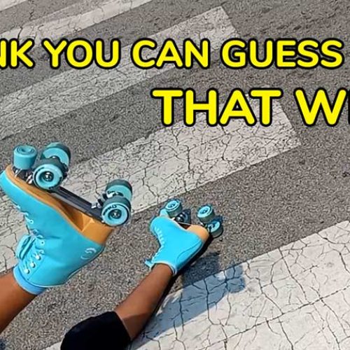 I went roller skating…